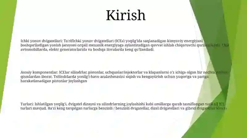 Ichki Yonuv Dvigateli 2