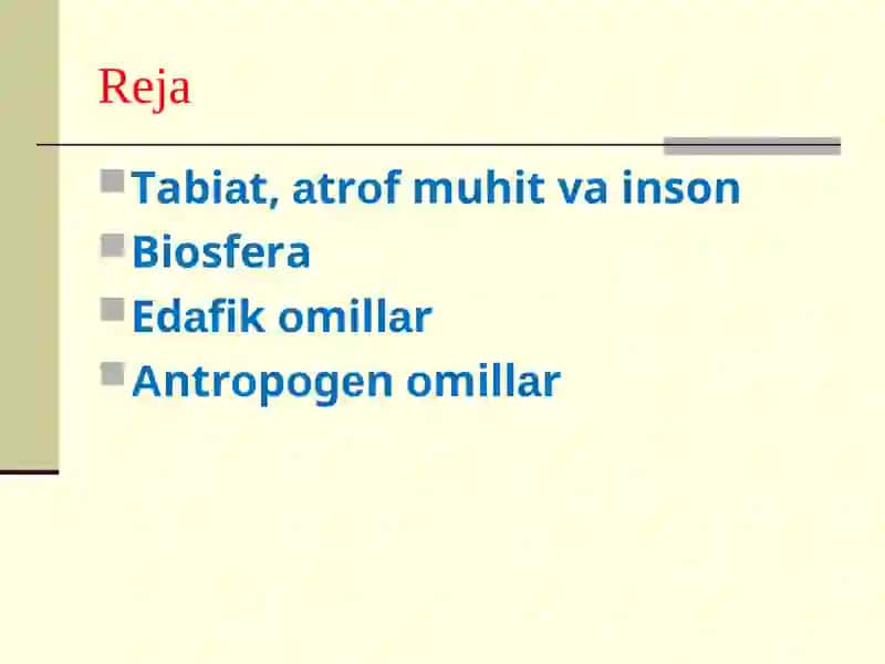 Biosfera va inson 2