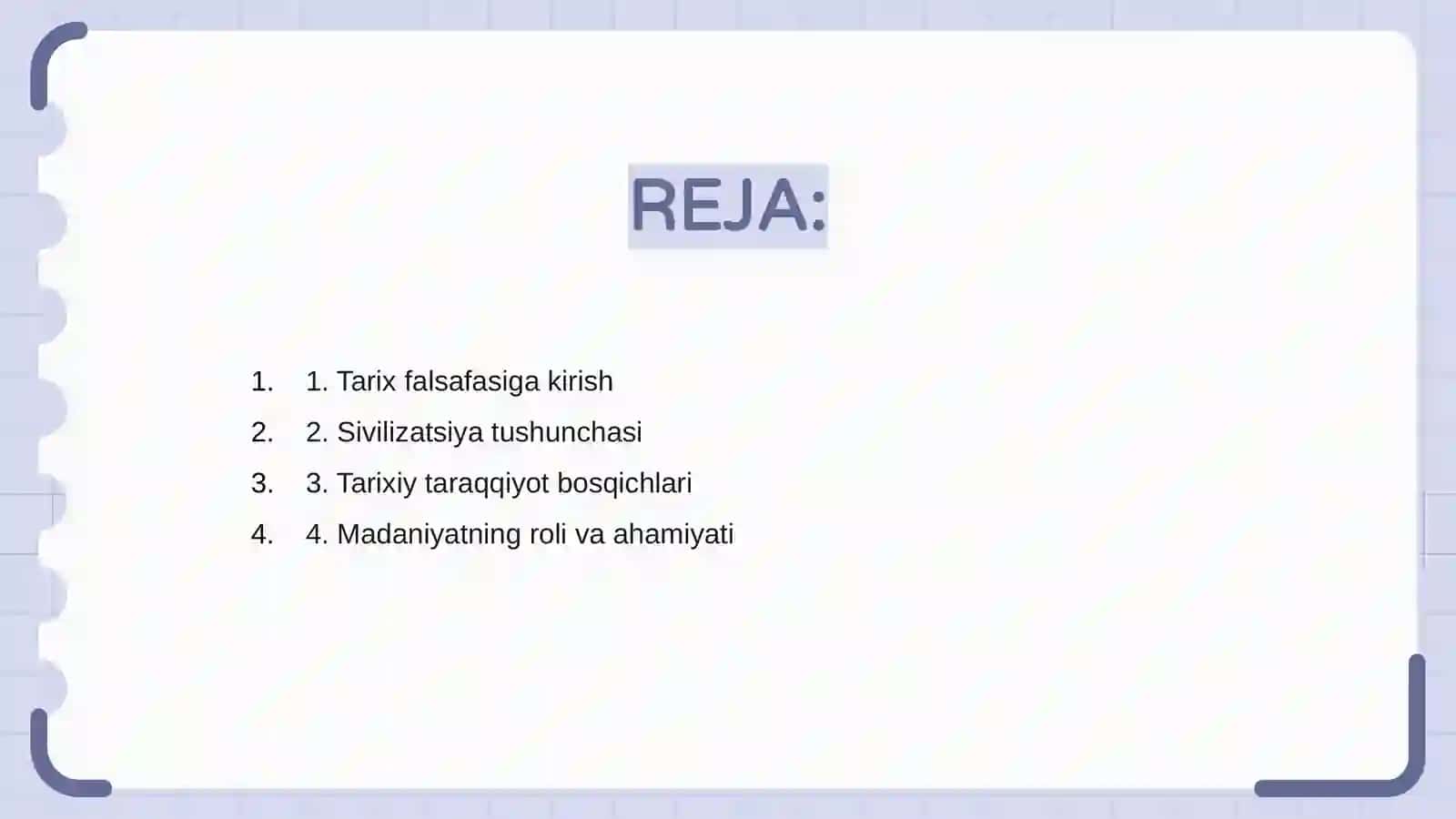 Tarix falsafasi sivilizatsiyasi va madaniyat 2