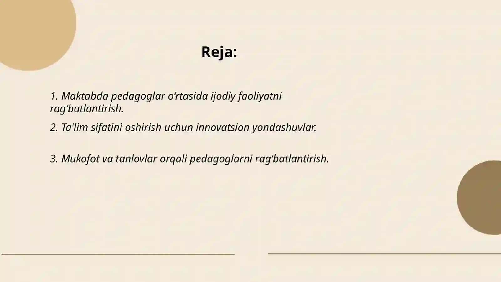 Maktabda pedagog xodimlar oʻrtasida sogʻlom raqobat muhitini yaratish 2