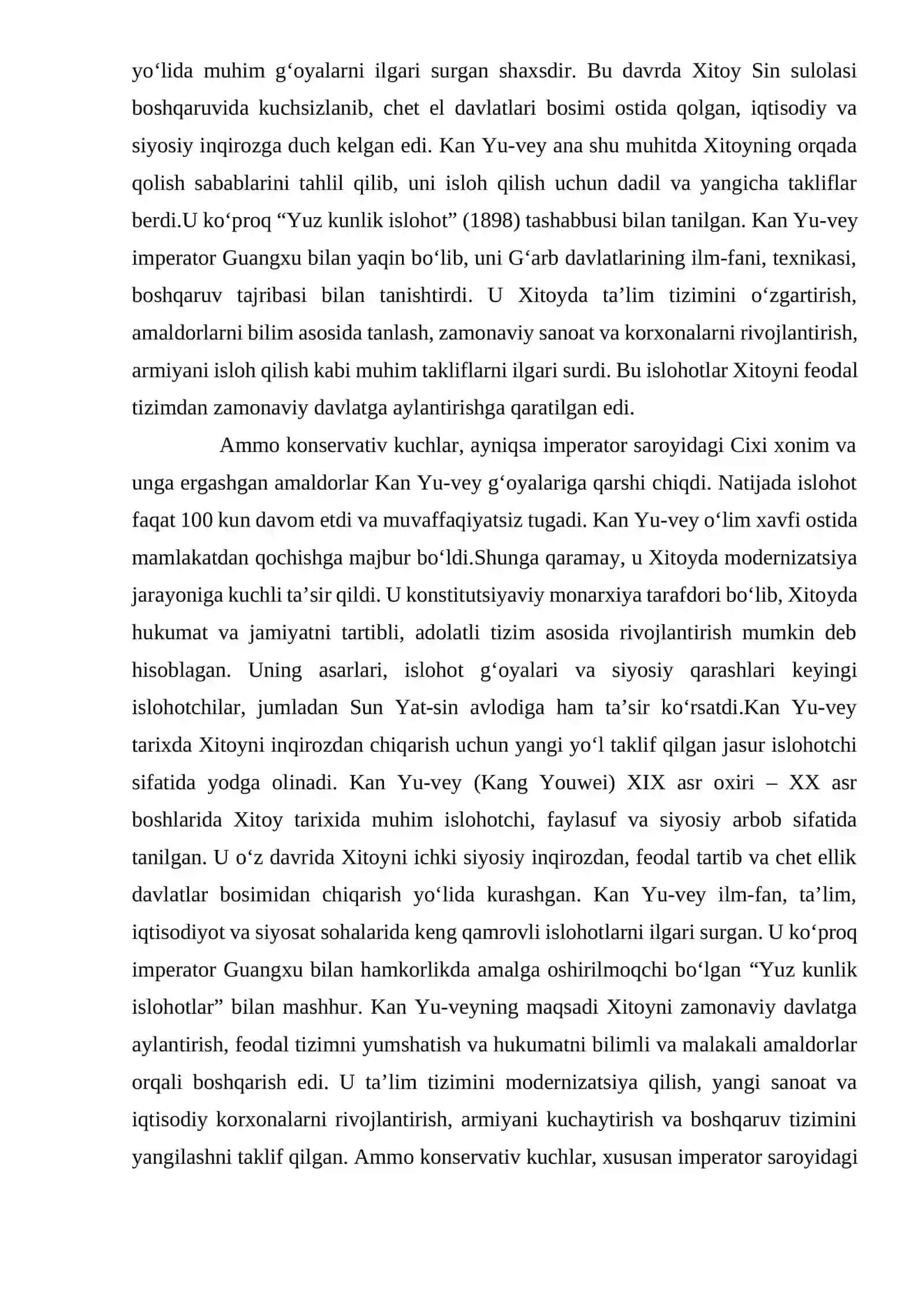 Kan Yu Veeyning tarixiy shaxs sifatida o‘rni 2