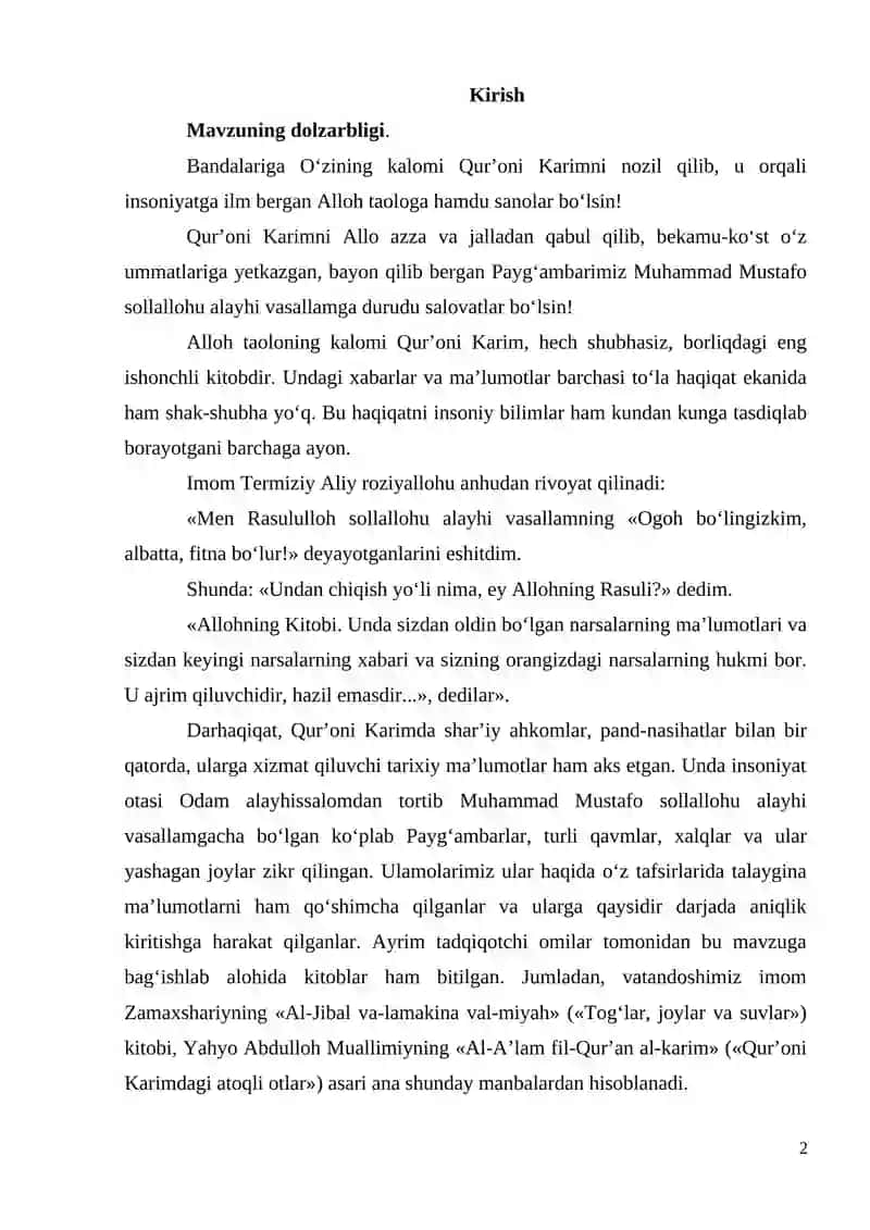 Qur’on Atlasi 2