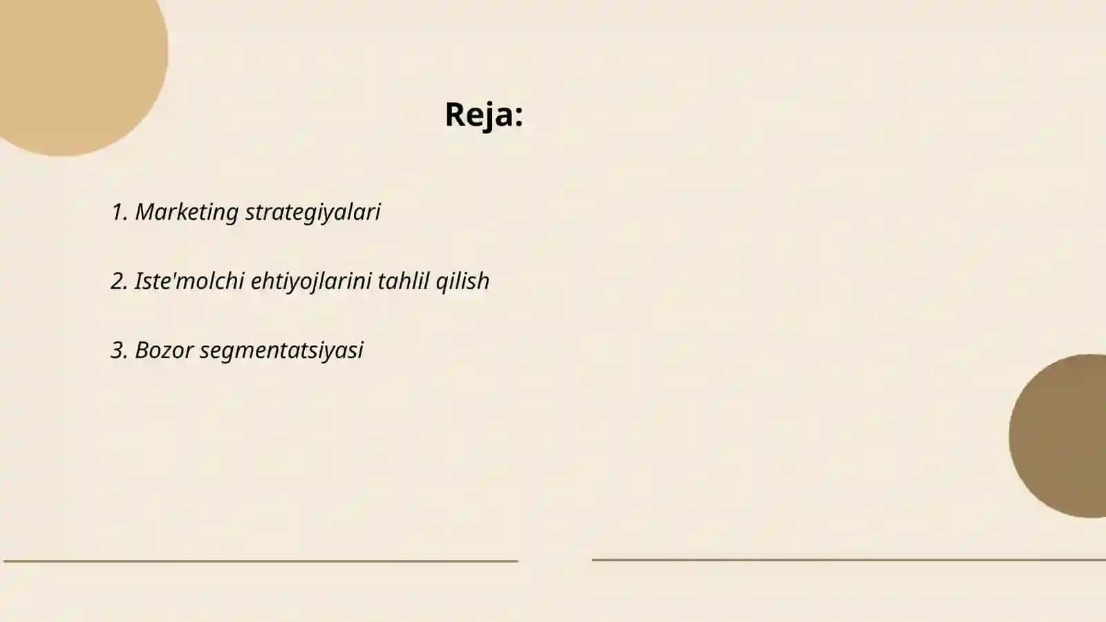 Marketing va ehtiyojlarning qondirilishi 2