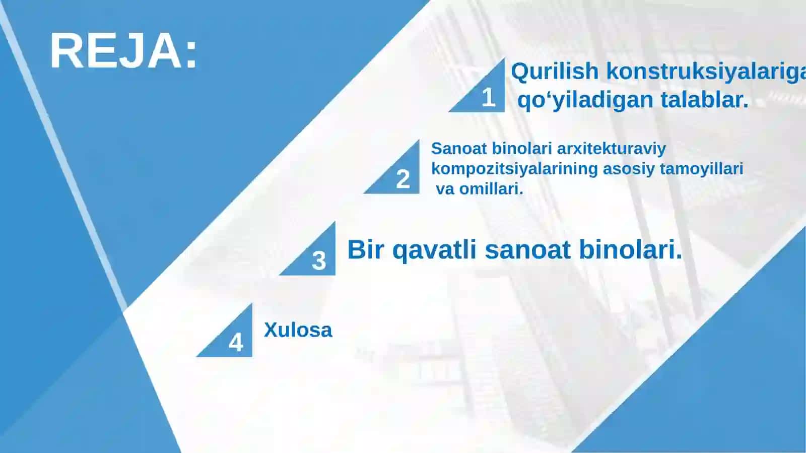 O’zbekistonda qurilgan bir qavatli sanoat binolari 2