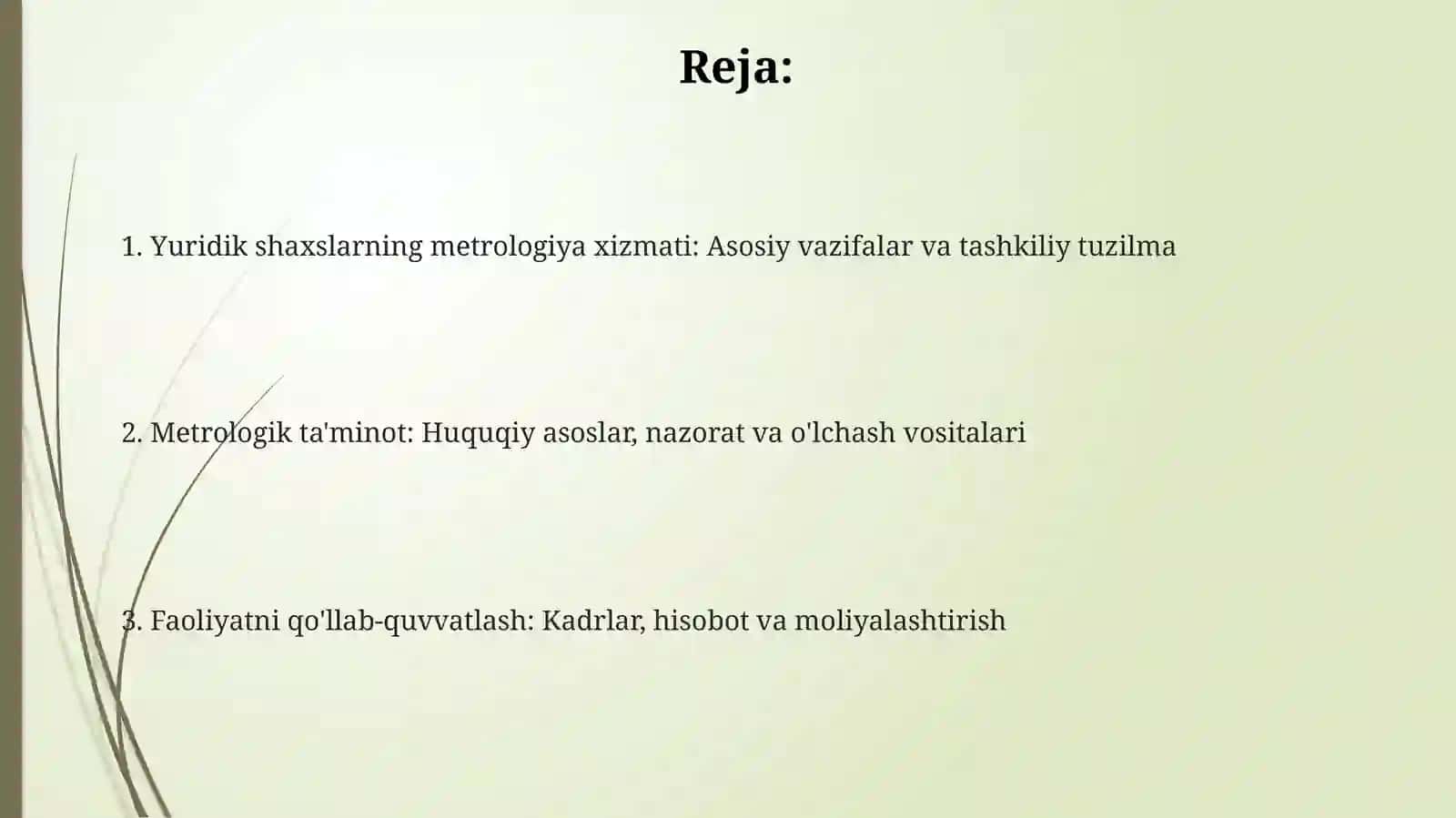 Yuridik shaxslarning metrologik xizmati 2
