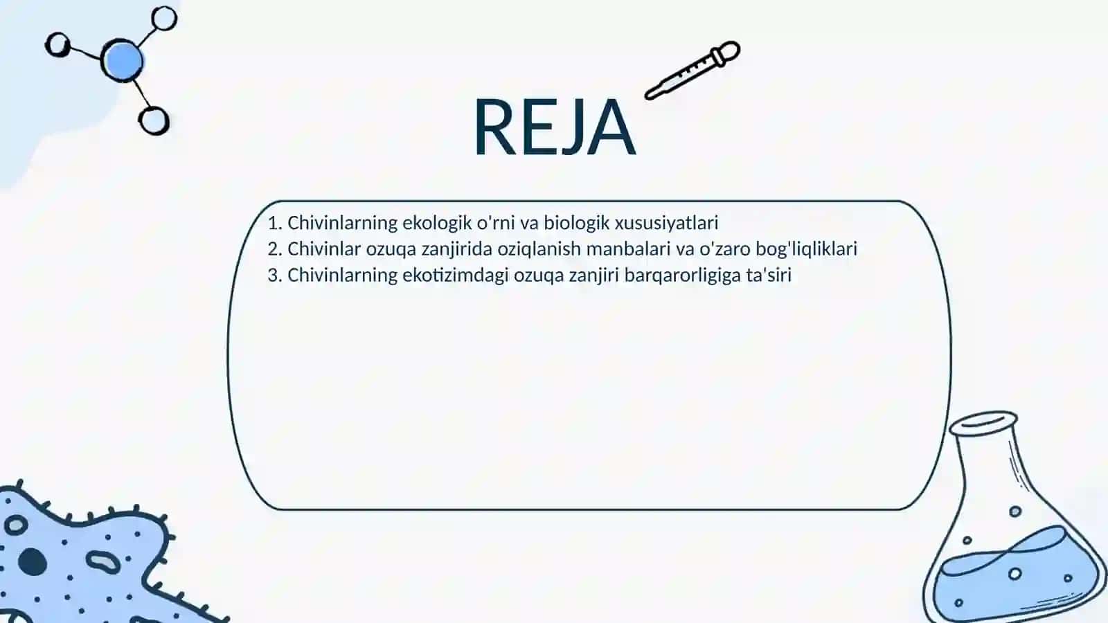 CHIVINLARNING OZUQA ZANJIRIDAGI AHAMIYATI 2