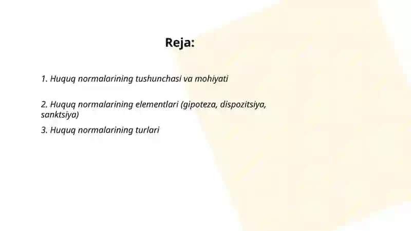 Huquq normalari 2