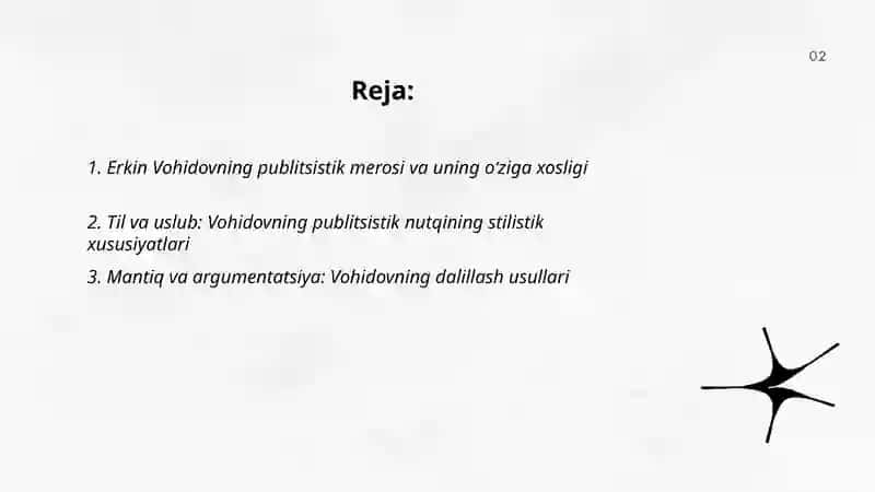 Erkin Vohidovning publitsistik mahorati 2