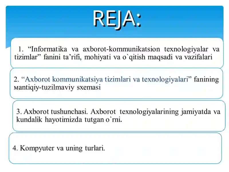 Axborot-kommunikatsiya texnologiyalari 2