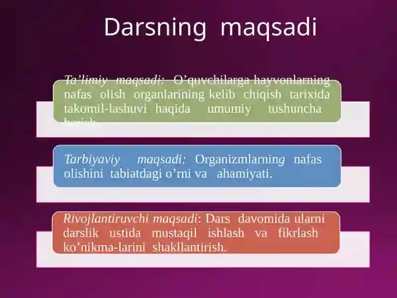 Hayvonlarning nafas olish organlari evolutsiyasi 2