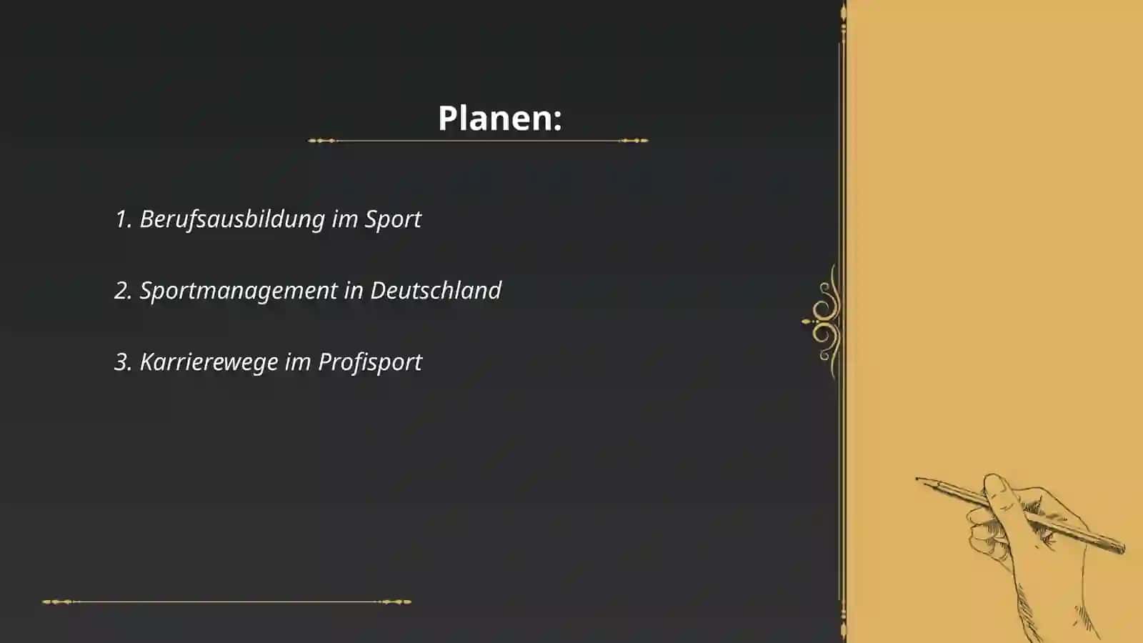 Berufsausbildung im Sport 2