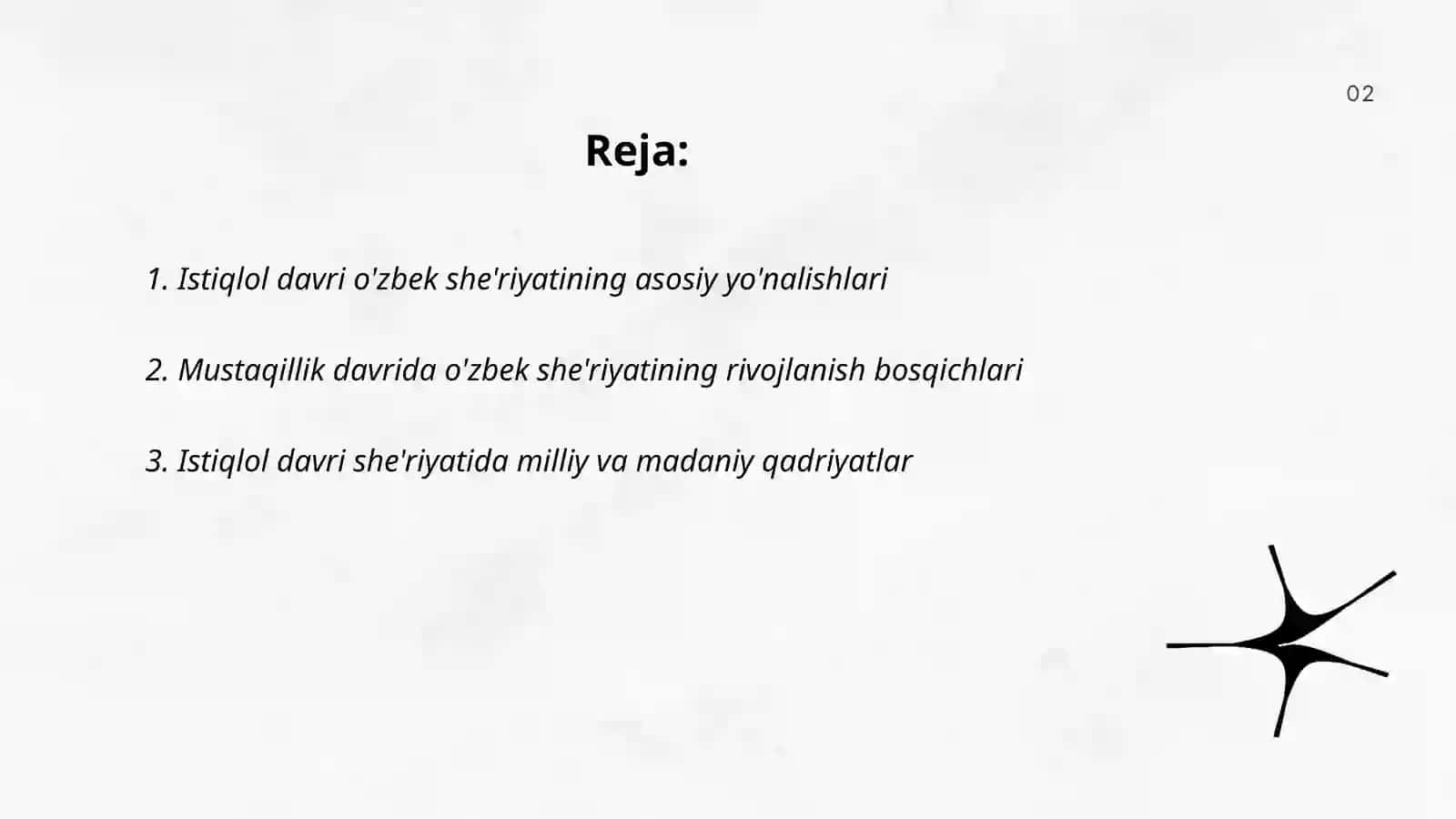 Istiqlol davri o'zbek she'riyati sohasidagi izlanishlar 2