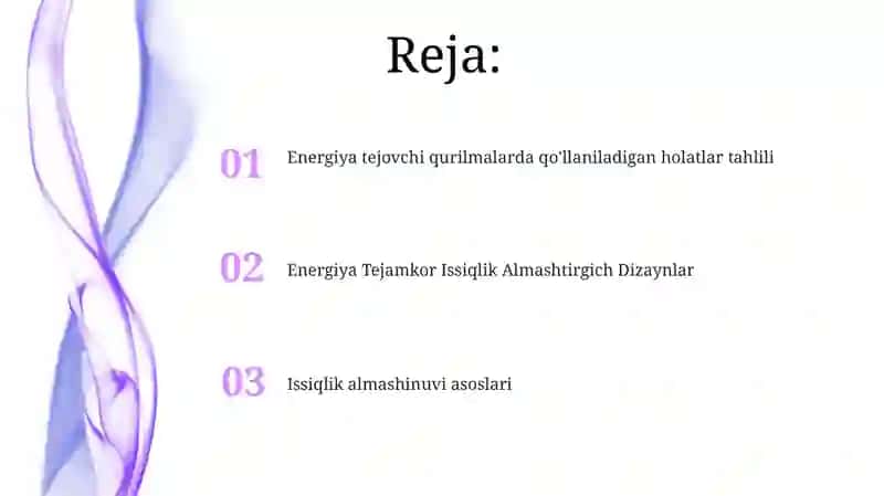 Issiqlik almashinuvi asoslari 2