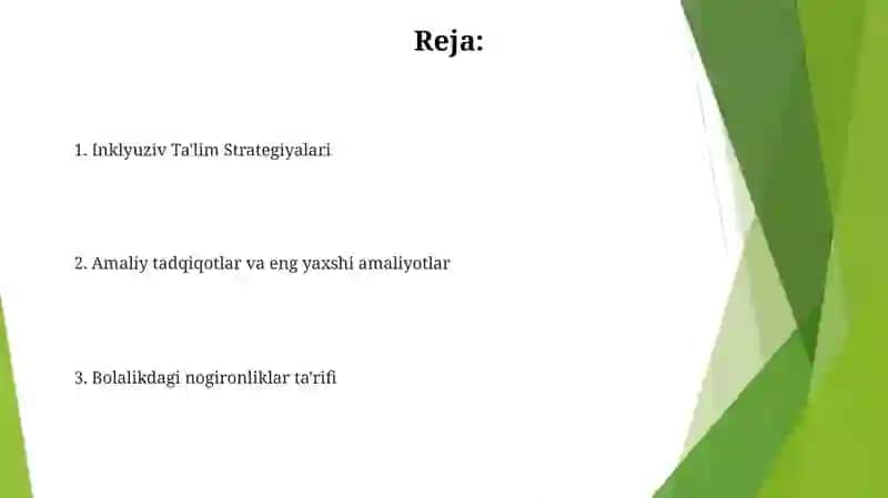 Inklyuziv Ta'lim Strategiyalari 2