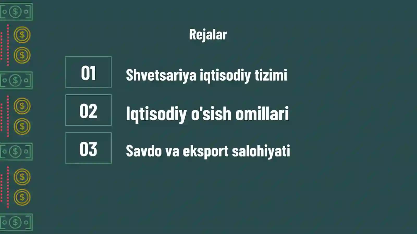 Shvetsariya iqtisodiyoti 2