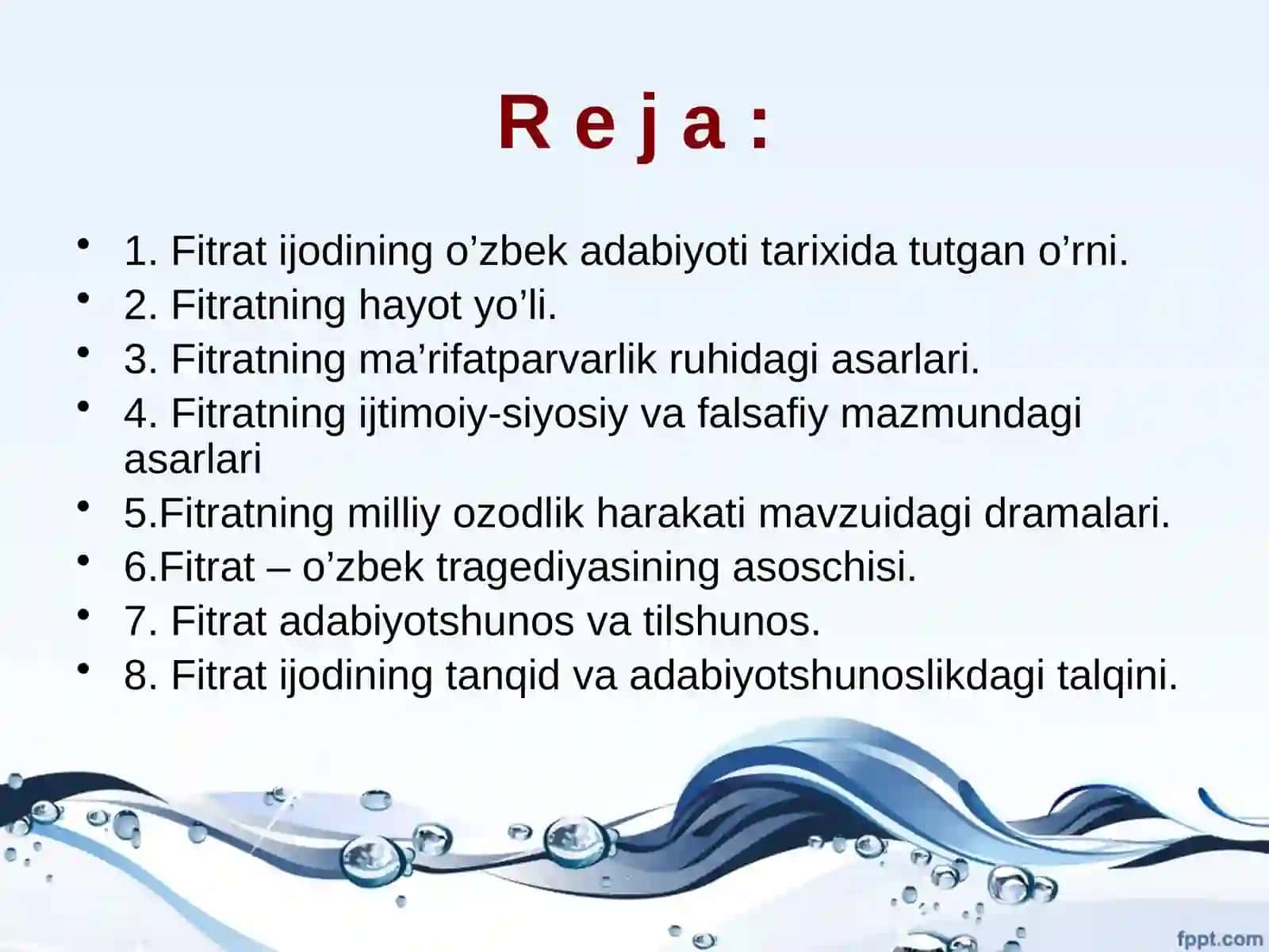 Abdurauf Fitrat 11-sinf adabiyot 35.Abdurauf Fitrat 2
