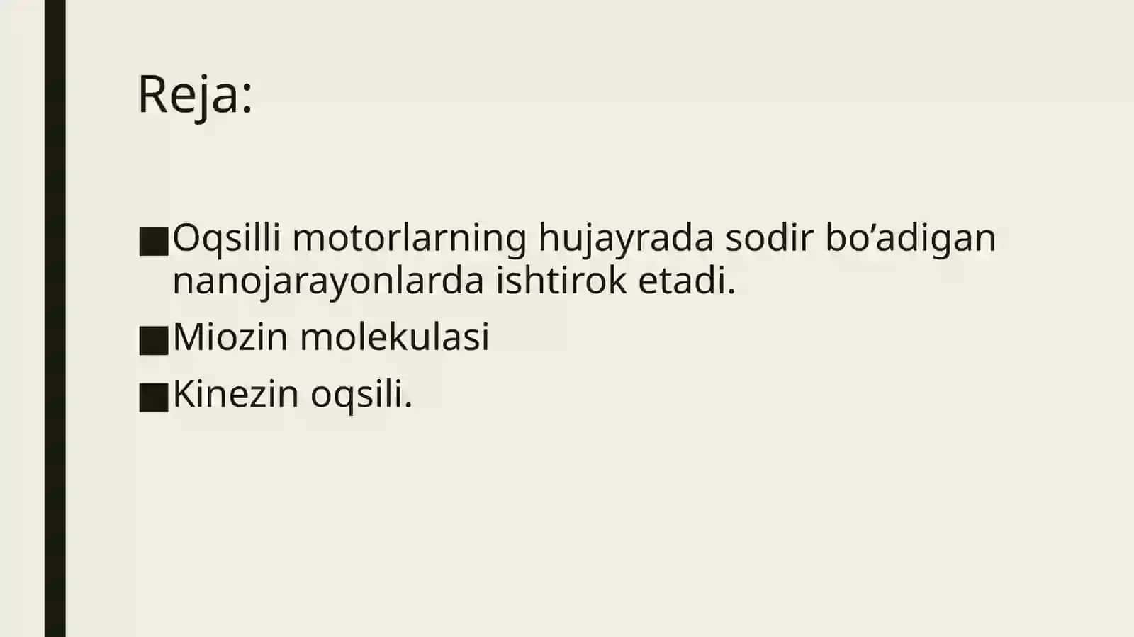 Tirik hujayralarda oqsilli nanomotorlar 2