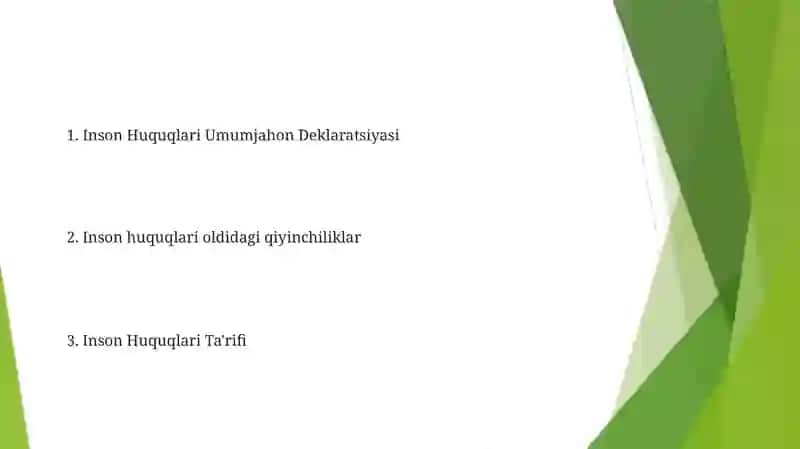 Inson huquqlari 2