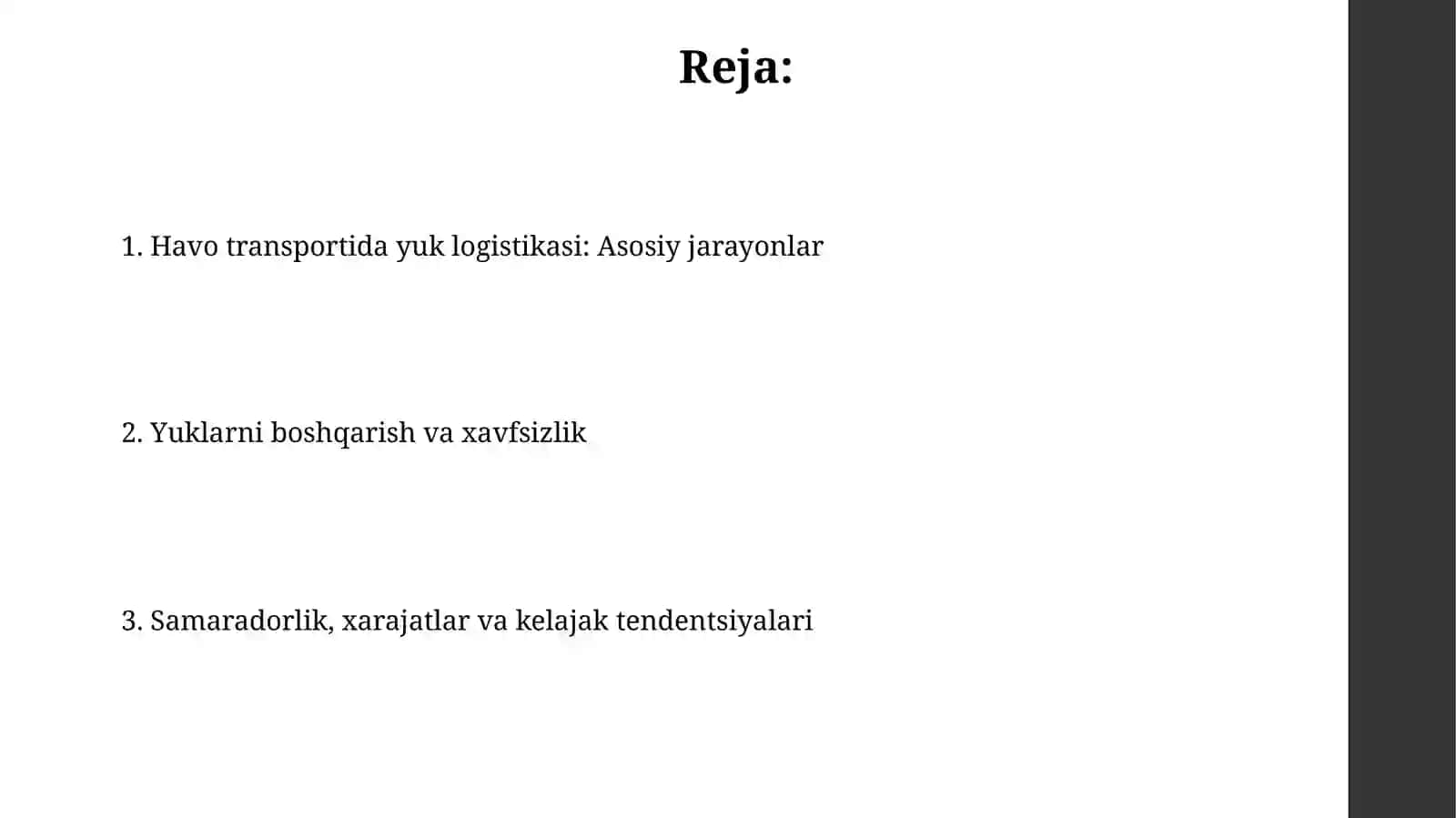 Yuk tashish zanjiri 2