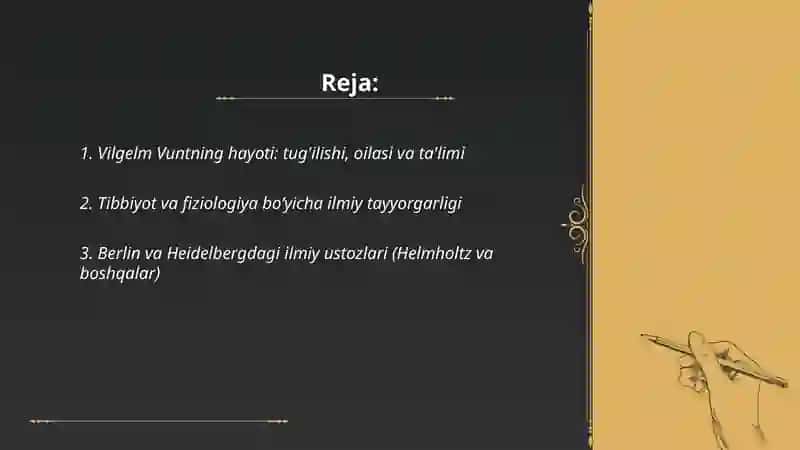 Vilgelm Vunt hayoti va ijodi 2
