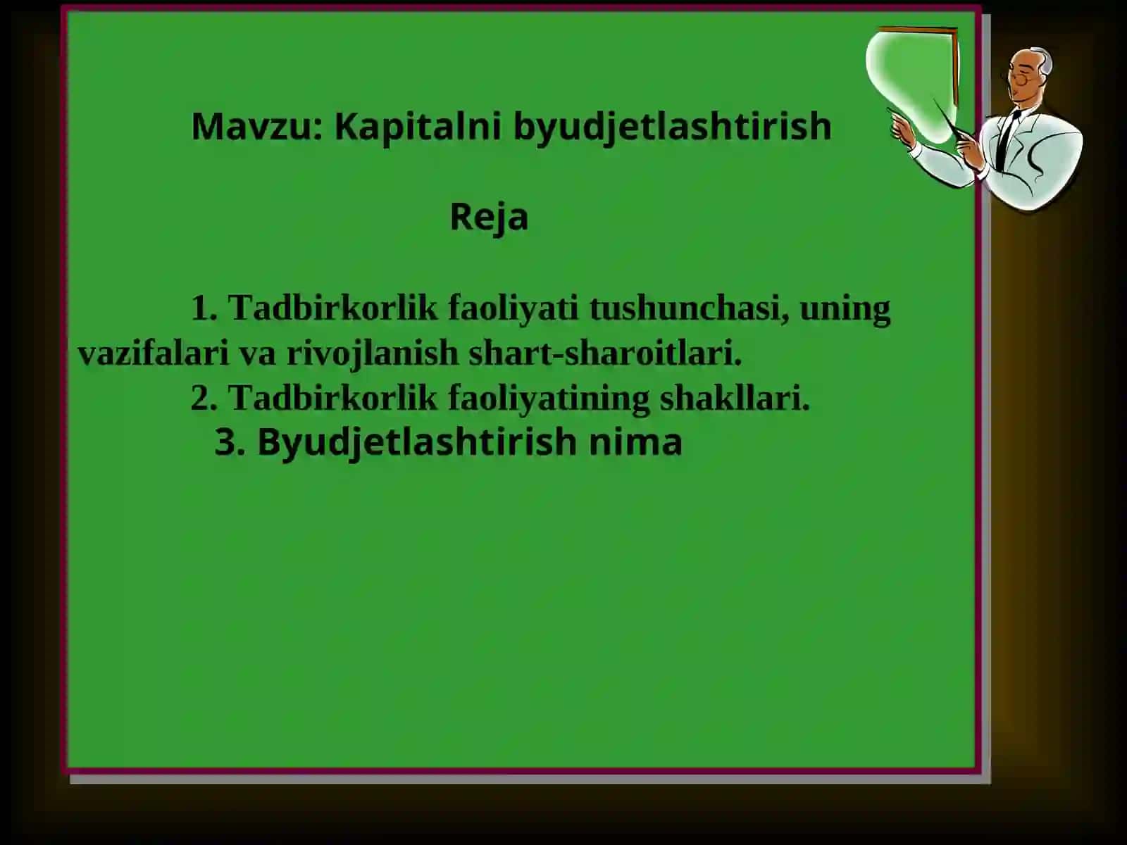 Kapitalni byudjetlashtirish 2