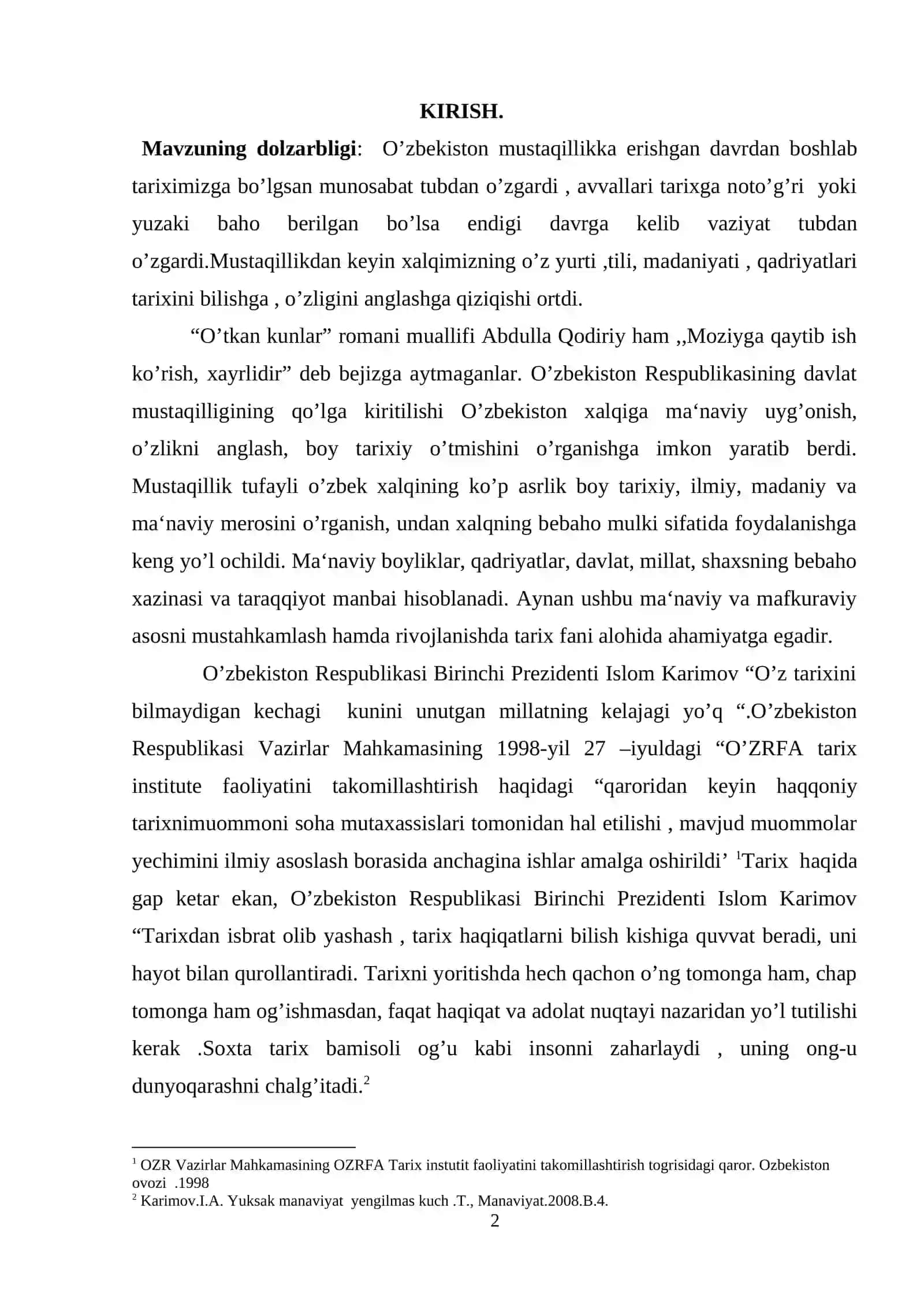 O'zbekiston Respublikasi Mustaqiligi 2