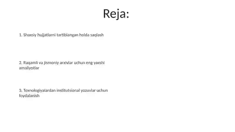 Shaxsiy ish qog‘ozlari uslubi 2