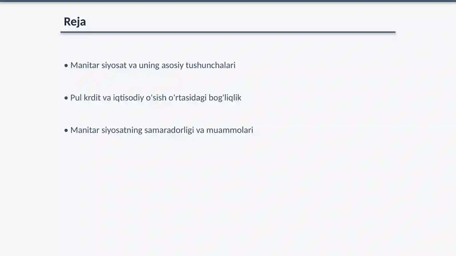 Manitar siyosat pul krdit 2