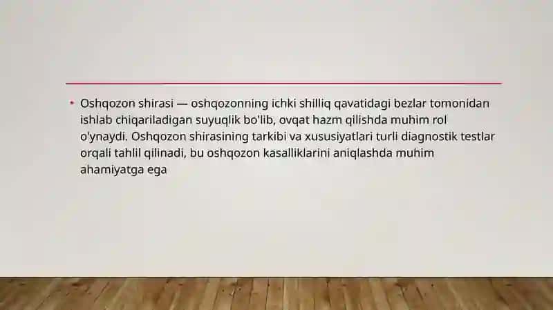 Oshqozonshirasi interperitatsiyasi 2