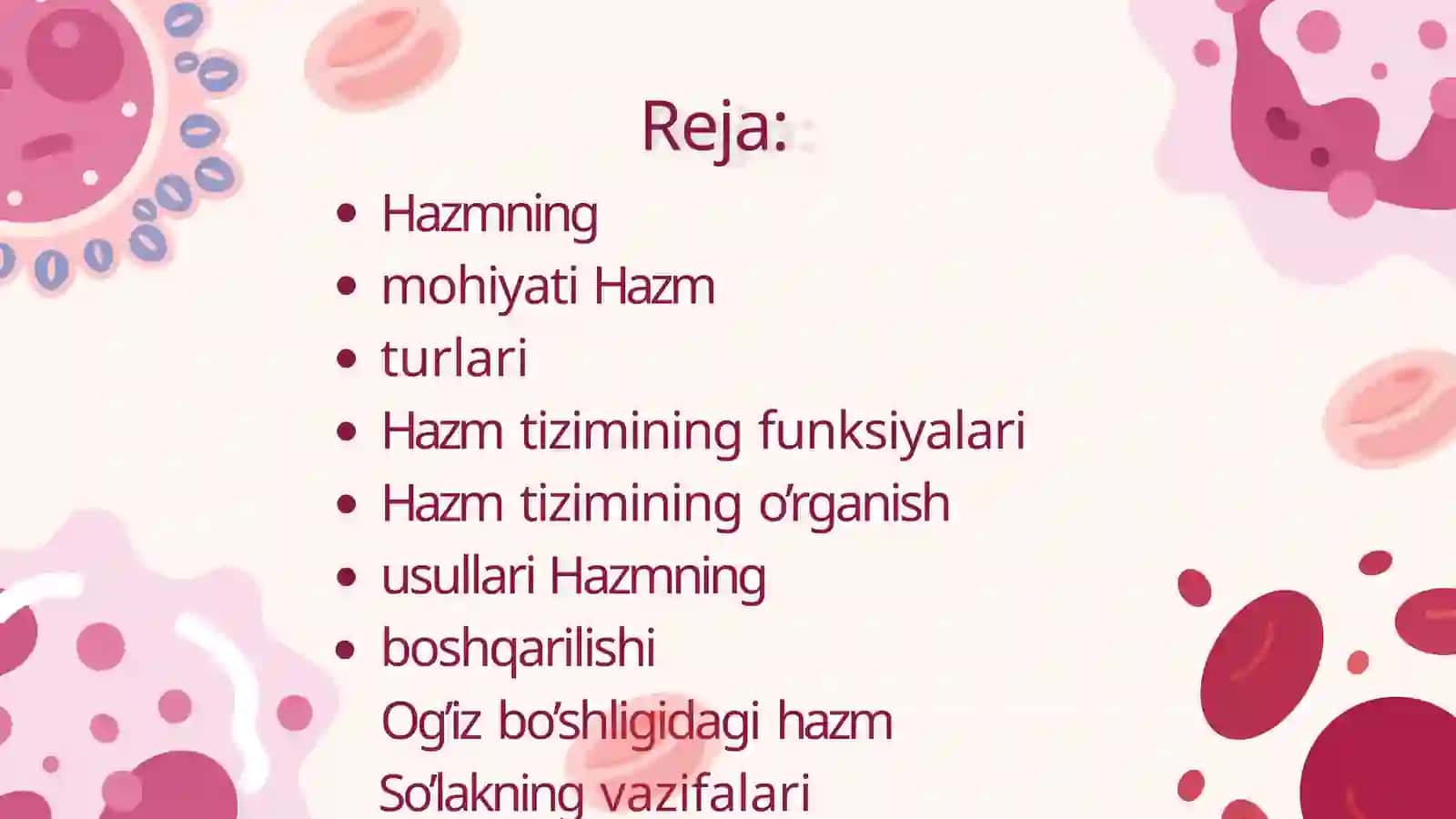 Hazim qilish fizologiyasi 2