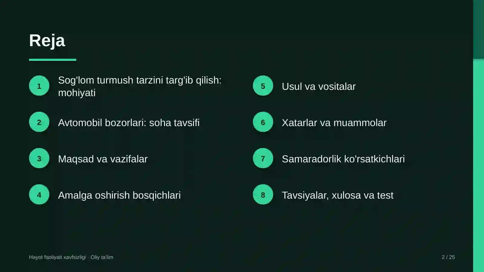 avtomobil bozorlarida sog'lom turmush tarzini targ'ib qilish 3701 2