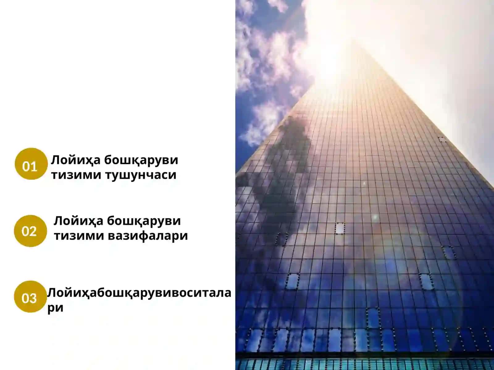 Лойиҳа бошқаруви тизими 2