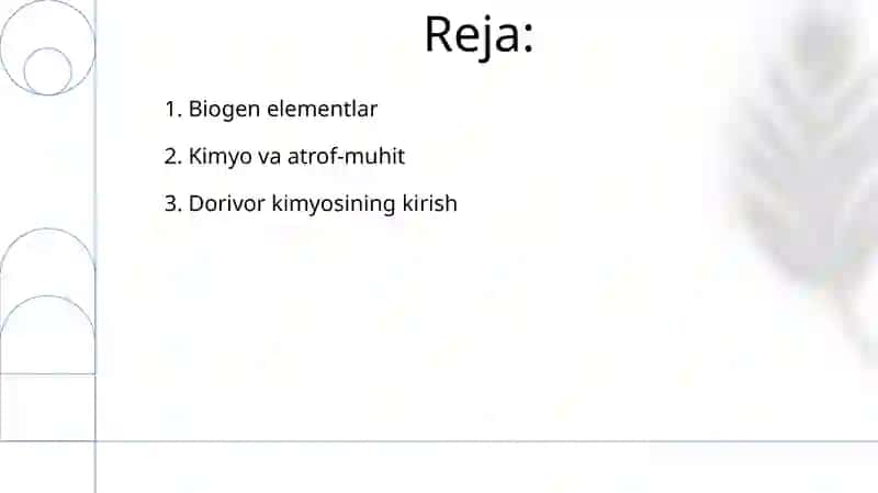 Tibbiy kimyoga kirish 2