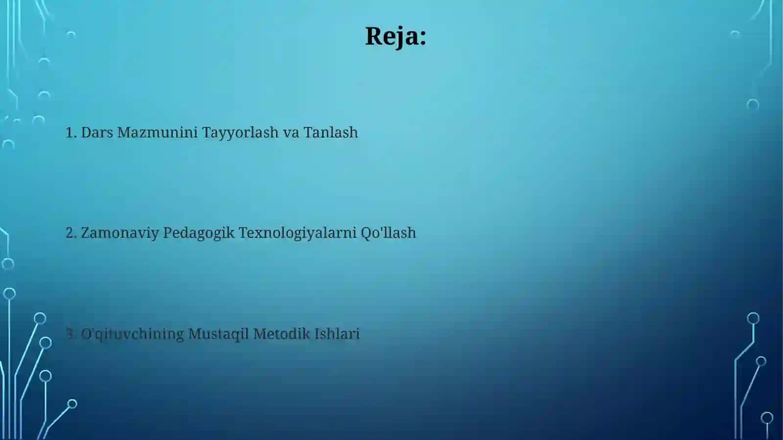 O'qituvchining mustaqil metodik ishlanmalarini baholash mezonlari 2