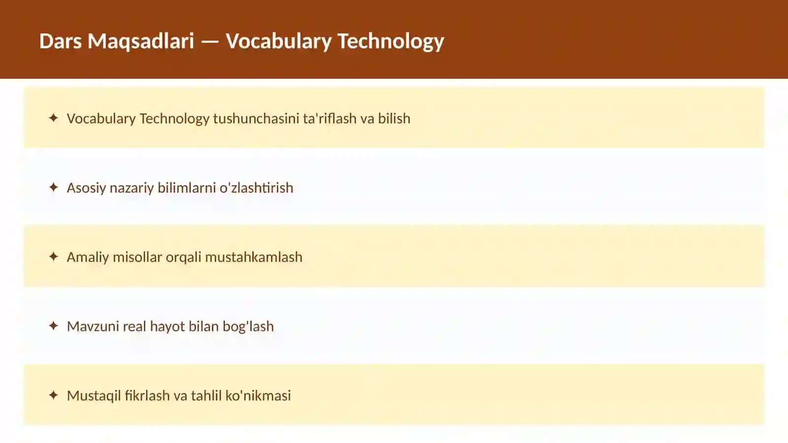 Vocabulary Education 2