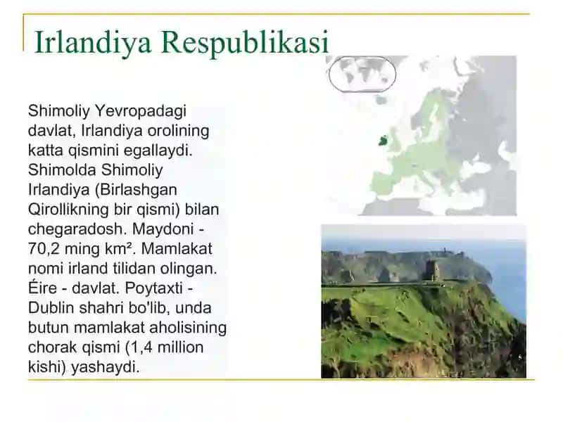 Irlandiya davlati xaqida 2
