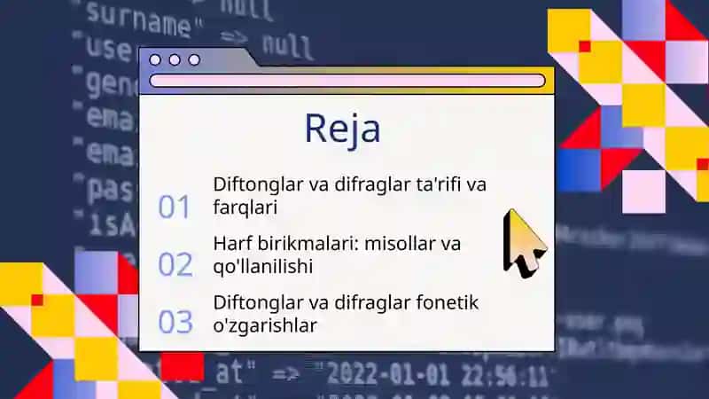 Diftonglar va Difraglar 2