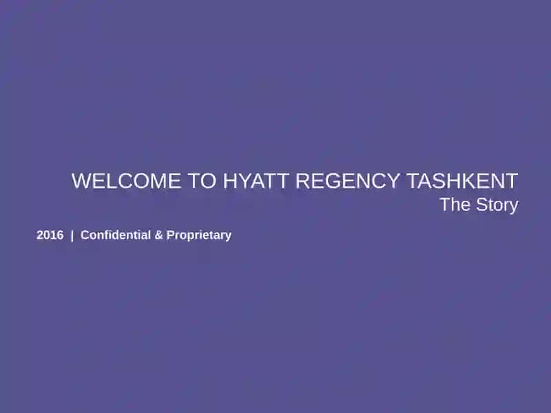 Hyatt Regency Tashkent 2
