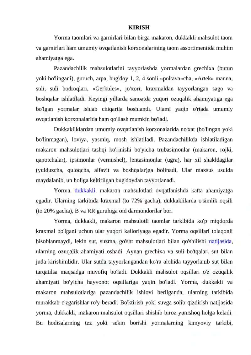 Yorma va Makaron Taomlarini Tayyorlash 2