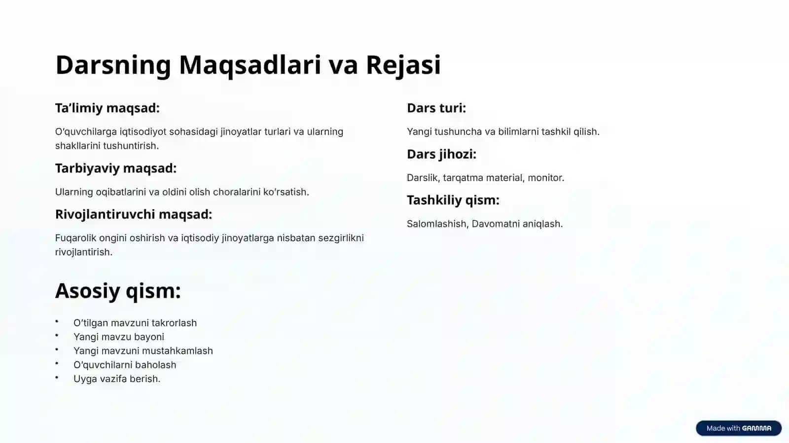 Iqtisodiyot sohasidagi jinoyatlar 2