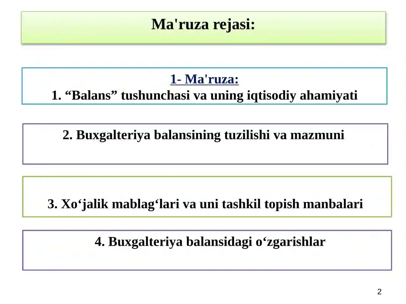 BUXGALTERIYА BALANSI 2
