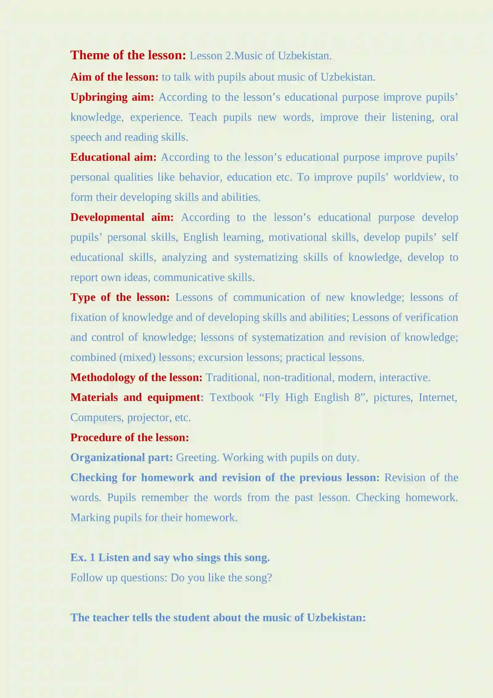 Music of Uzbekistan 2