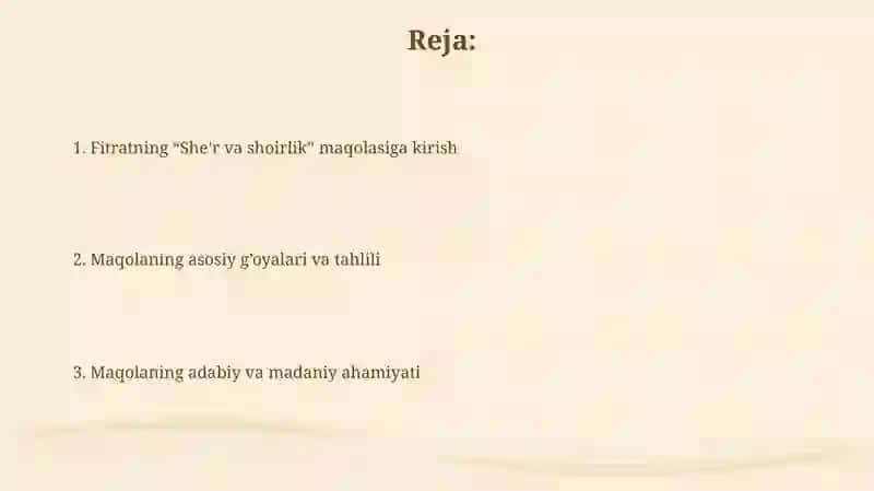 FITRATNING "She'r va shoirliq" maqolasi 2