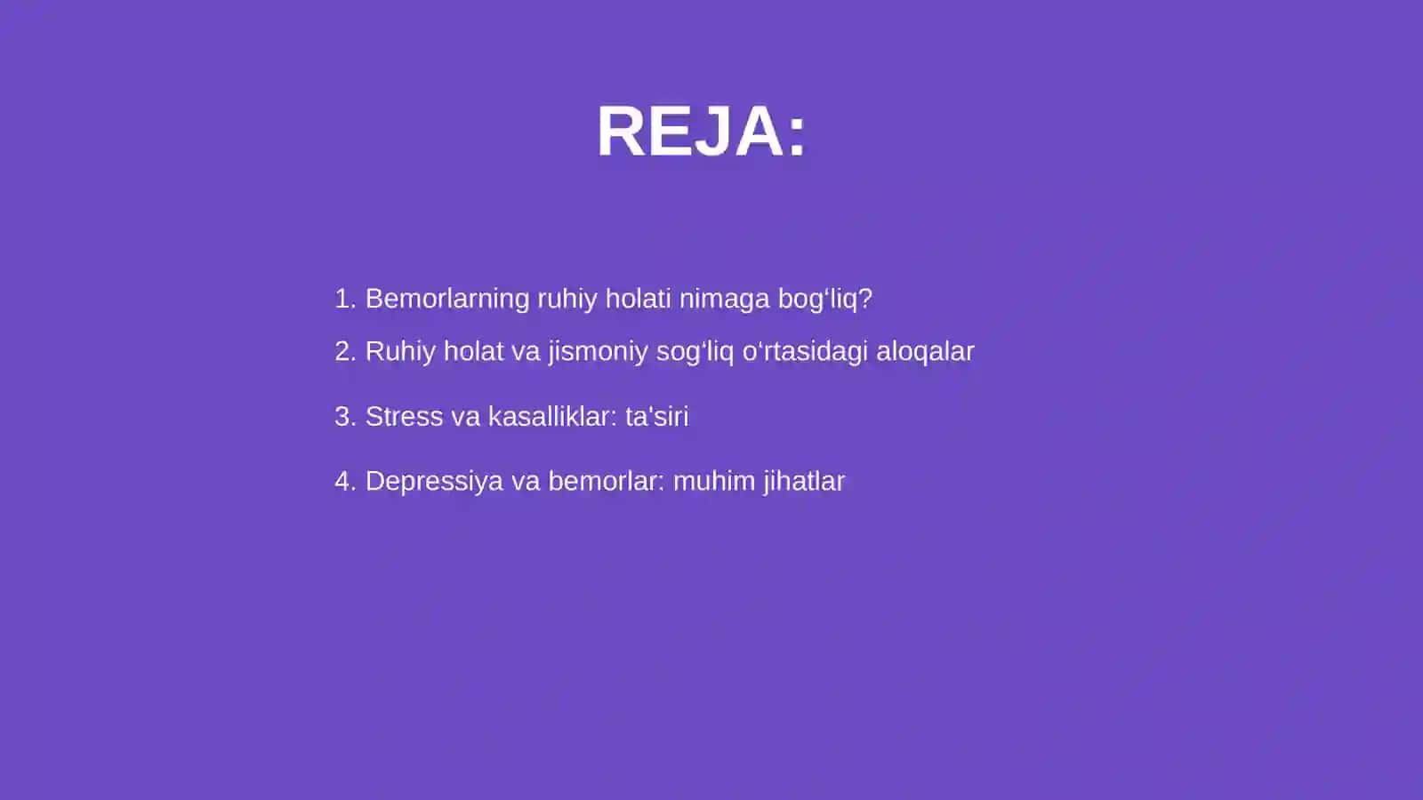 Bemorlarning ruhiy holati 2