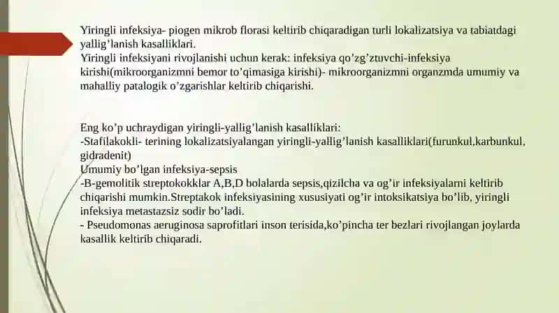 Chaqaloqlarning yiringli-yallig’lanish kasalliklari 2