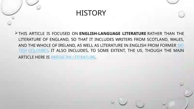 English world wide 20thcentury 2