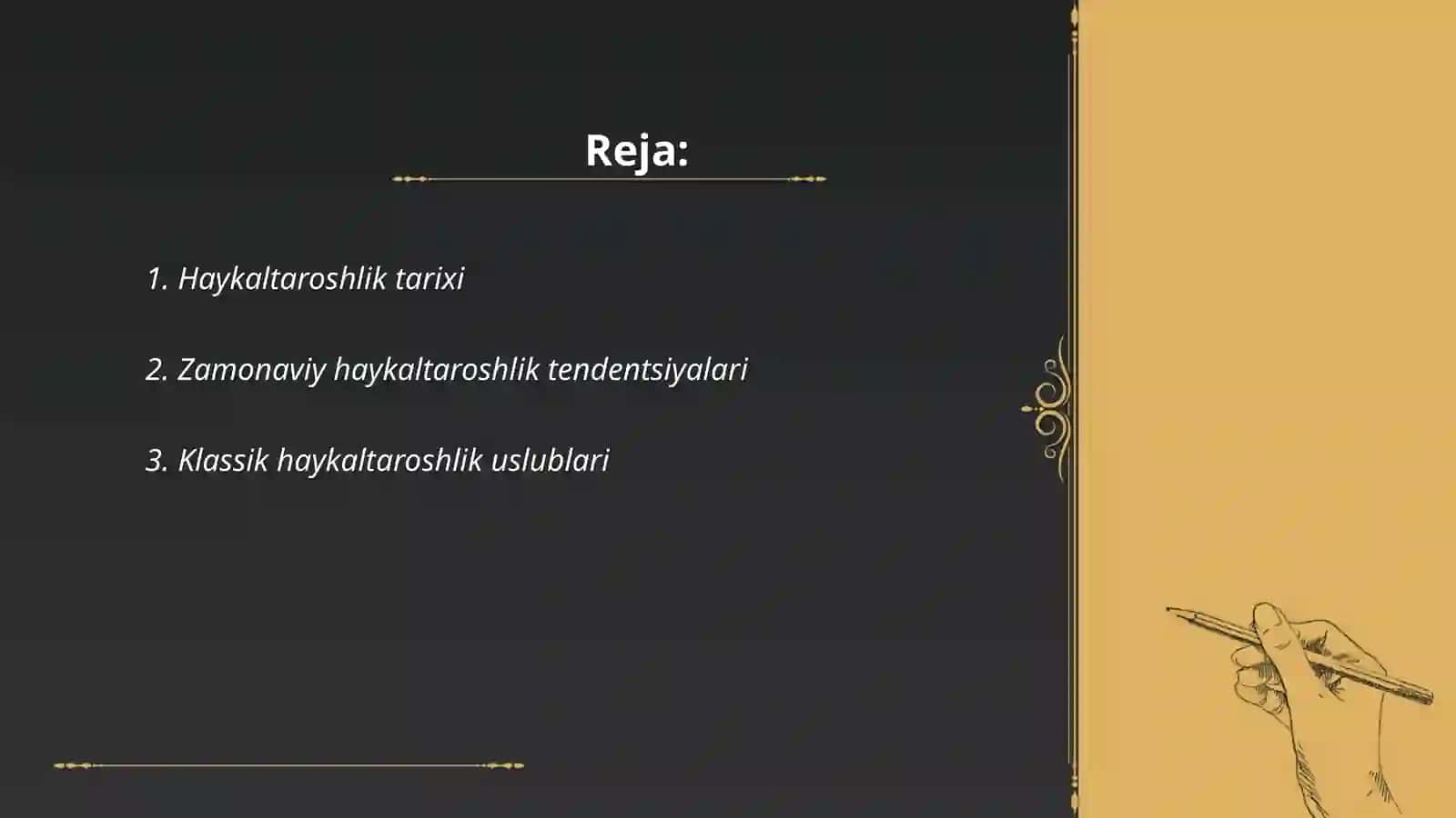 Haykaltaroshlik, grafika sanʼati 2