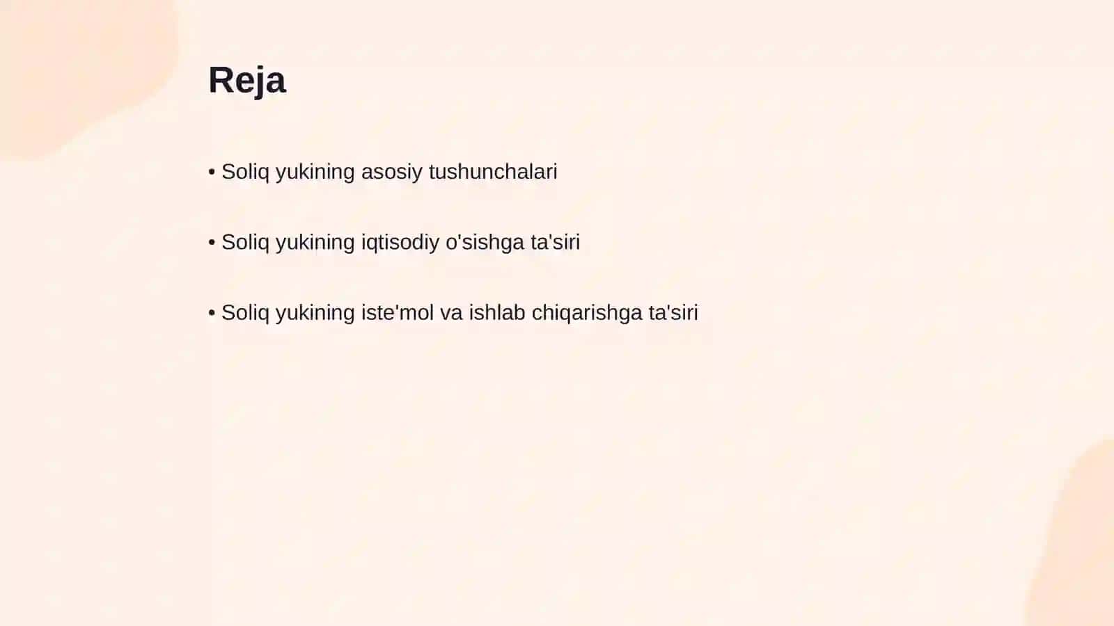 Soliq yukining iqtisodiy taʼsiri 2