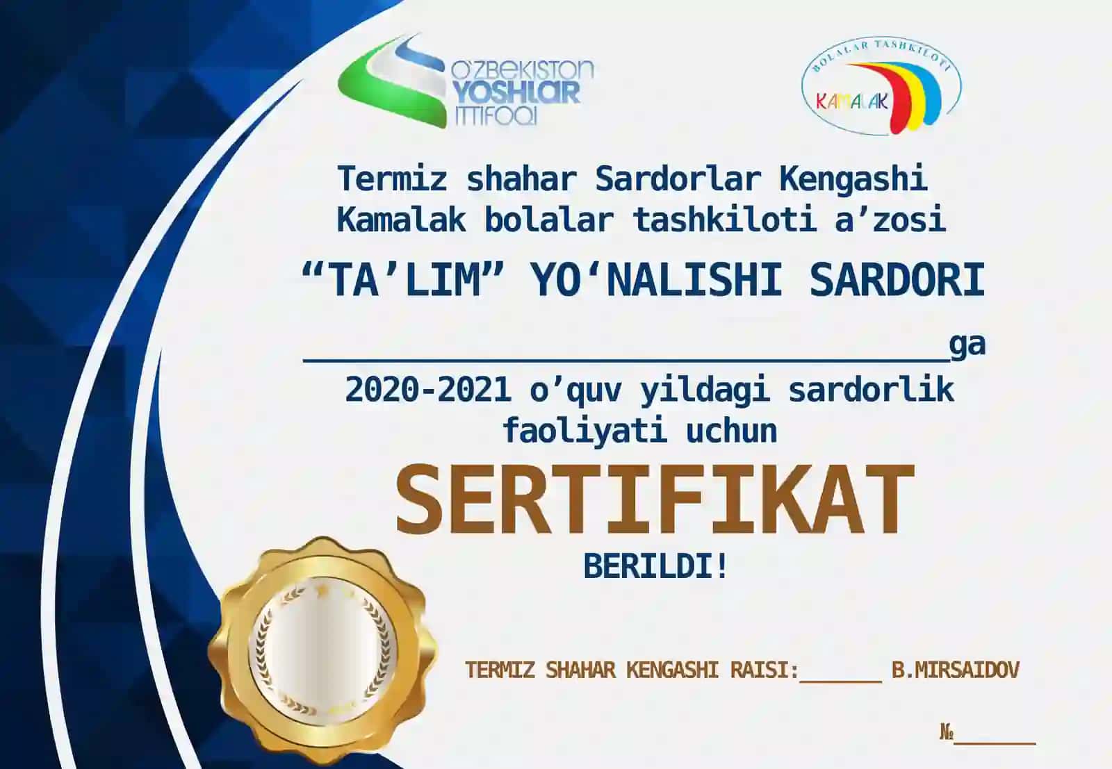 KAMALAK SARDORI 2