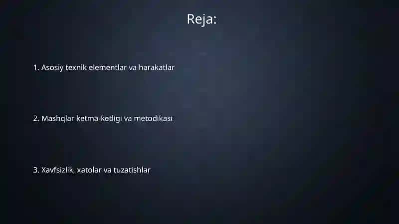 Voleybol o'yinida elementar texnik mashqlar 2